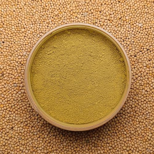 VeMura Abtönfarbe | Pigmentpulver | Eisenoxidpigmente, für Kalk, Lehm und Beton (Senape, 240 g)