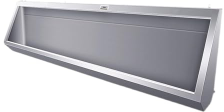 Wand-Urinal aus Edelstahl 304 for Männer, Spül-Urinalrinne mit Abflussrohr, Ideal for Schulen, Baustellen, öffentliche Plätze Sanitär-Urinal(Without Sensor,150CM)