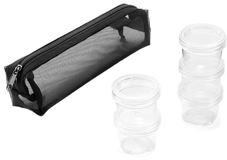 PURPLELILY Camping Gewürzbehälter Set Camping Flasche Aufbewahrungstasche mit Gewürzglas Outdoor BBQ Reisen Set Reise Aufbewahrungsbehälter