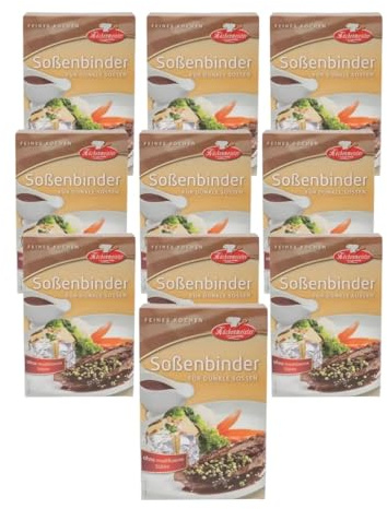 Bielmeier Küchenmeister Soßenbinder dunkel 10×250 g – braune Saucen & Bratensauce Bindemittel – 2,5 kg Vorrat für Demi‑Glace, Schmorgerichte, Pfannengerichte & klassische Saucen