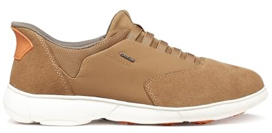 Geox Herren - Slipper Nebula 2.0 Plus in braun Rauleder