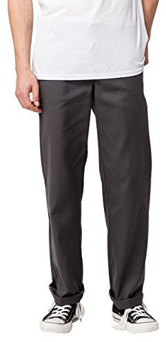 Dickies Men's Flex Work Pant Slim Straight Fit-P, Charcoal V1, 36W x 34L