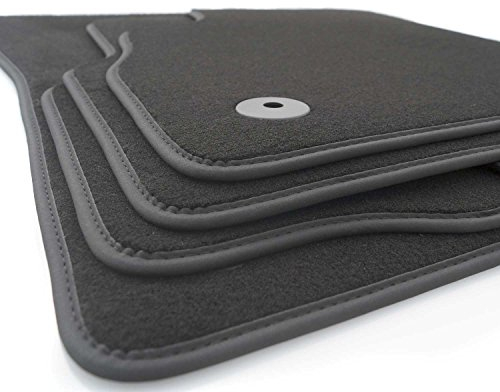 Fußmatten passgenau für Astra K Velours MAtten Automatten Schwarz 4-teilig Premium Autoteppich Original Qualität Wetterfest Strapazierfähig