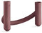Kähler - Nellemann - Vase/Kerzenhalter - Plum/lila - Höhe 14 cm