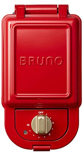 BRUNO Hot Sand Maker Single (Red) BOE043-RD【Japan Domestic genuine products】