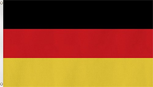 normani TOP QUALITÄT !! Fahne Flagge, Grösse: ca. 90x150 cm, Ordentliche Stoffqualität - Stoffgewicht ca. 110 gr/m2 Farbe Deutschland