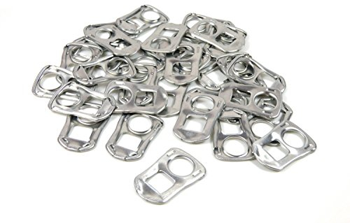 NaturSchatulle Dosen Verschlussringe Ziehlaschen I 500 Stück I Recycelte Dosenlaschen Stay on Tab Metalllasche Schmuck Basteln DIY Schmuckherstellung