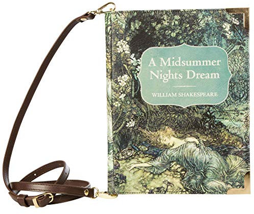 Well Read Co Crossbody Handtasche für Bücherliebhaber - Ein Sommernachtstraum, Veganes Leder, groß