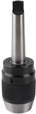 MTA3-APU16 Keyless Drill Chuck for CNC Milling Machine - Flat Tail Design, Tooling, High Performance Integrated Chuck for Lathes, Drilling, and Machine Shop Industrial Use