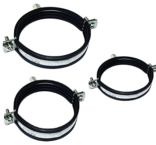 Rohrschelle Wickelfalzrohr Dichtung Gummidichtung Halterung Halter Rohr Lüfter Ø 560 mm
