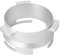 Kaffee Dosierring 54mm Dosiertrichter Espresso Kaffee Accessrioes Aluminium für Sage Delonghi Breville Siebträger Silbrig