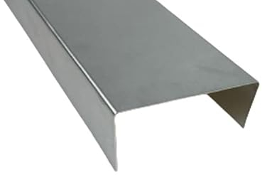 Alu U - Profil Länge 2 m Winkel Abdeckprofil U Leiste (Alu Natur, A=30 B=90 C=30 mm)