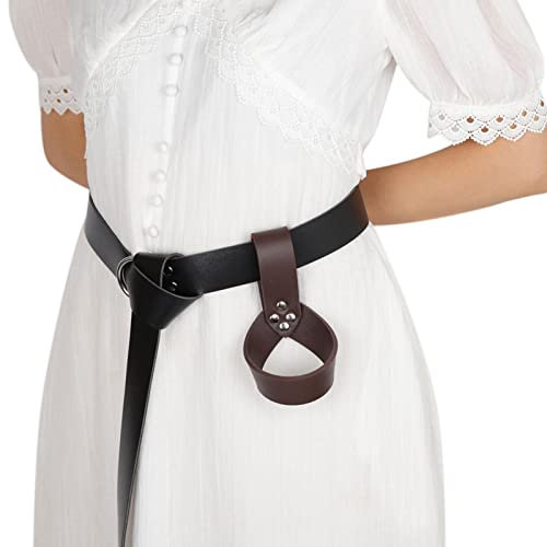 Aferzov Axe Belt Holder,Waist Axe Holster for Storage - Hammer Hatchet Holster Leather Axe Holder for Belt, Waist Holster, Halloween Performance Props