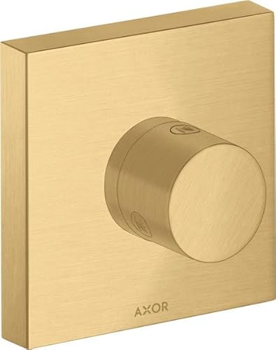 hansgrohe Axor Starck ShowerSolutions Ab- und Umstellventil Trio/Quattro 120/120 Unterputz, Farbe: Brushed Gold Optic