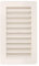 Amig - Rejilla Rectangular de Plástico con Mosquitera - Rejillas de ventilación para salida de aire - Ideal para techo de cocina y baño - Medidas: 200 X 140 MM - Color: Blanco