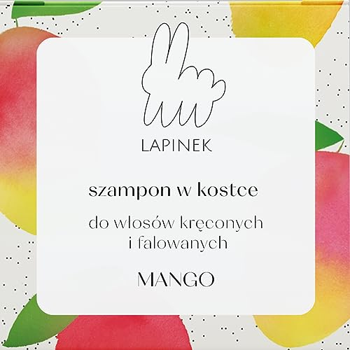 Würfelshampoo für gewelltes und lockiges Haar Mango