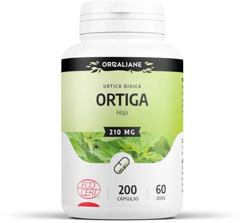 Ortiga Orgánica - 210 mg - 200 cápsulas