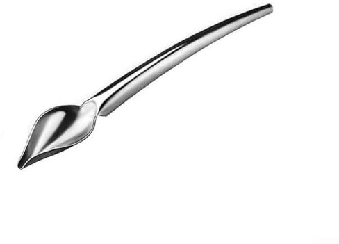 Edelstahl-Saucenmallöffel, Schokoladen-Spritzlöffel, Mehrzweck-Dekorationslöffel, präzise kulinarische Zeichnung, Dekorationslöffel (S)