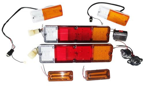 AEspares Blinklicht, Bremslicht, komplettes LED-Leuchten-Set, kompatibel mit Suzuki Samurai SJ410 SJ413 Jimny Sierra Gypsy