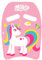 MoKo Kinder Schwimmbrett, Schwimmen Kickboard Trainingsausrüstung mit Griffen Cartoon Swim Float Schwimmtrainingsausrüstung Schwimm Board für Junge Mädchen - Rosa Einhorn