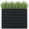 BaraSh Jardinière surélevée Anthracite 100x100x77 cm Acier galvanisé,Jardiniere sur Pieds,Jardiniere Terrasse