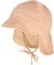 maximo GOTS Baby-Schildmütze, Band Musselinstoff, Nackenschutz, Futter, UV Musselin