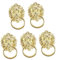 WOONEKY 10 Stk handhaben Drawer handles Cabinet pull knobs Cabinet handles Schrankzugknöpfe Griffe ziehen Tür garderobenschrank Löwenkopf-Ziehgriff Schrankschubladengriffe Zinklegierung