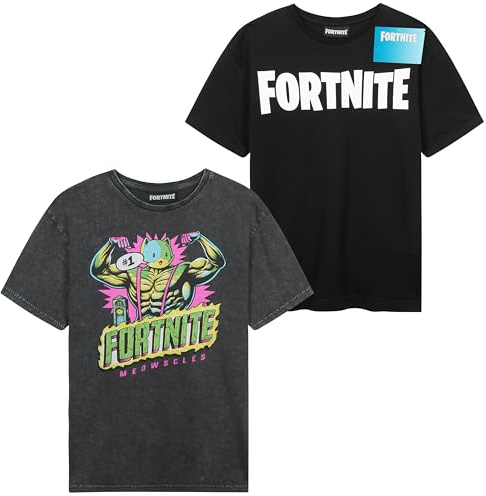 Pokemon | Minecraft | Fortnite Boys T-Shirts, Multipack Crew Neck Half-Sleeve Tee Tops, Soft Summer Boys Clothing, Gamer Gift
