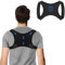 WVWMYM Corrector Postura Espalda, Corrector de Espalda Hombre Mujer Ajustable y Transpirable Espalda Recta de Postura para la Prevención del Dolor Corrección Postural (Negro, L-XL)