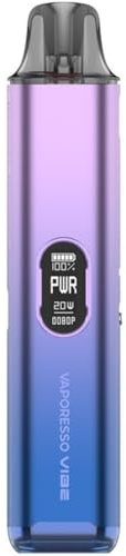 Vaporesso Vibe 1100mAh 24W Pod System Kit E-Zigarette Nikotinfrei Farbe Lila-Blau