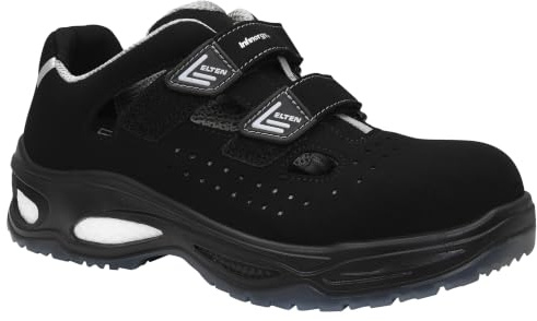 ELTEN Ethan Easy ESD S1 | Sicherheitsschuhe für Damen & Herren, Kunststoffkappe, leicht, atmungsaktiv, Gr. 45