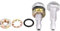 Keenso 2pcs Buse de Lave-Glace,Essuie-Voiture Nettoyant en Vaporisateur Gicleur Lave-Glace Pare-Brise de Voiture Universel (Silver)
