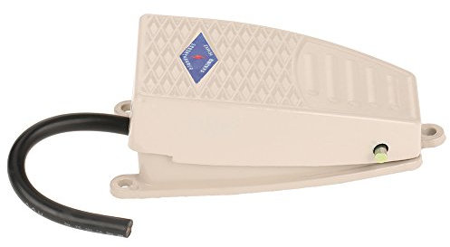 Interruttore a pedale, involucro in alluminio Normalmente aperto Interruttore a pedale di controllo a contatto momentaneo per attrezzo elettrico compatibil