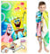 Franco Kinder-Badetuch, superweich, Baumwolle, 147,3 x 71,1 cm, Spongebob Schwammkopf