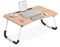 Cocoarm Betttisch Überbetttisch, Klappbett-Schreibtisch, Bett-Laptop-Tisch, Frühstückstisch, Bett-Computer-Schreibtisch, Bambus-Laptop-Ständer, Frühstückstablett