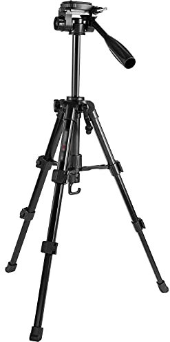 JTRHD Video Camera Tripod Tripod Live Support Mini Tripod PTZ Camera Equipment Tripod for Photography Video Shooting (Color : Black, Size : 70.5cm)