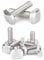 ANSIEDIO Hammerkopfschrauben Edelstahl T Schraube T-schrauben, M5*20mm,10 pcs