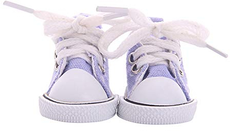 BSTCAR Puppenschuhe 5,5CM Mini Schuhe Klassische Sehr Klein Canvas Schuhe Stoff Schuhe Fingerspielzeug Puppen, Kind-Geschenk-Spielzeug