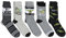 Star Wars Herren The Mandalorian 5 Pack Crew Lässige Socken, Schwarz Grau Multi, 43-47 EU (5er Pack)