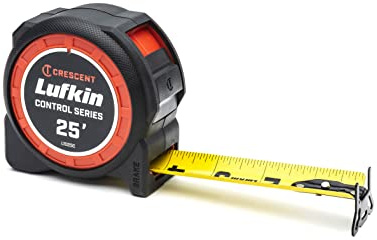 Crescent Lufkin 1-3/16 x 25' Command Control Series Yellow Clad Tape Measure - L1025C-02