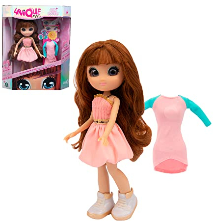 Einzigartige Augen – Sonnenliebhaber, Bambala mit Augen, die Ihrem Look Folgen und die Farbe unter der Sonne ändern, Sophia Modepuppe, für Mädchen ab 3 Jahren, Mehrfarbig, MYM07200, Precious Games