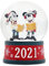 Disney Mickey and Minnie Mouse 2021 Urlaubs-Schneekugel