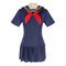 PUYYDS Anime My Hero Academia Boku No Hero Academia Cosplay Perücke Kostüm Himiko Toga JK Uniform Pullover Mantel Halloween Kleidung