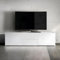 MAR.C.A Design TV-Schrank für Wohnzimmer, Moderne Fichte, gebürstet, Höhe 45 cm, mit 4 Fächern, 165 x 45 cm