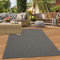 Klassisch-moderner Sisal Teppich Schlafzimmer • In- & Outdoor • in anthrazit, 120x170 cm