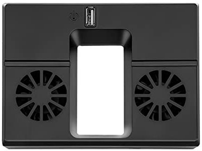 Kasituny Cooling Fan 2 Fans USB Powered Side Mount Vertical Game Console Cooler Radiator for Xbox Series X Cooler Fan