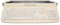 Teclado Bluetooth Vintage, Teclado de Máquina de Escribir Inalámbrico de 104 Teclas, Teclado de Máquina de Escribir Retro con Soporte Integrado, para Computadora Portátil con (Amarillo)