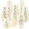 Pappbecher Einwegbecher Trinkbecher Becher Einweg mit Gold Dot Partybecher 250ml Disposable Paper Cups Papierbecher für Party Weihnachtsfeier Kinderparty Hochzeit 60 Stück (B)