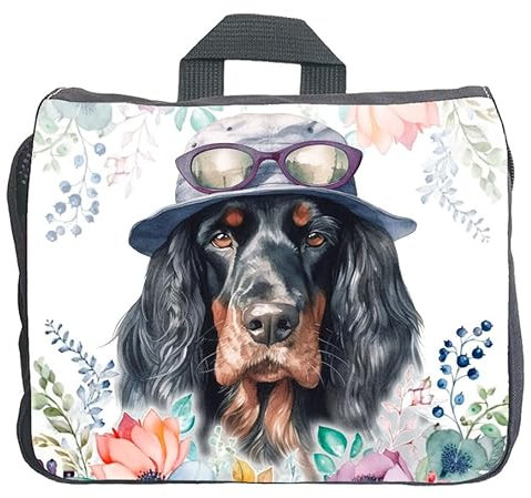 Cadouri Hundezubehörtasche mit Gordon Setter - Aufbewahrungstasche mit Hunderasse für Hundebesitzer - originelles Geschenk - handgefertigt