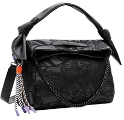 Desigual Alpha Loverty Hand Bag Black